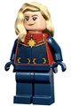 Captain Marvel (Carol Danvers) with tan hair hanging over her shoulder - sh911