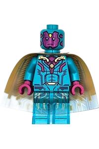 Vision Minifigure - Vision with dark turquoise costume - sh916
