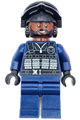 Male SHIELD Agent with a tactical vest, black goggles, and a reddish brown head - sh918