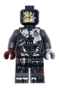 Ultron MK1 Minifigure - Ultron MK1 with a dark blue head - sh924