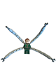 Doc Ock, also known as Dr. Octopus (Otto Octavius), wears a dark green suit with mechanical arms featuring hinges - sh947