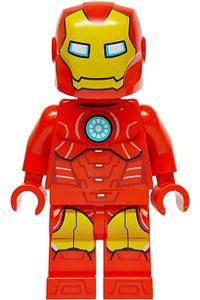 Iron Man Minifigure - Iron Man with yellow mask and leg armor - sh952