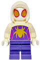 Ghost-Spider - Medium Legs, White Hood, Gold Spider Logo and Eyes - sh954