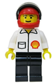 Shell - Jacket, Black Legs, Red Helmet, Black Visor - shell006