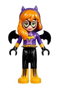 Batgirl with black legs and bright light orange boots shg001
