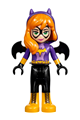 Batgirl with black legs and bright light orange boots - shg001