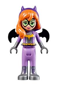 Batgirl with medium lavender legs and flat silver boots shg012