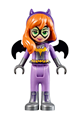 Batgirl with medium lavender legs and flat silver boots - shg012