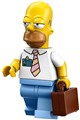 Homer Simpson with tie and badge - sim001