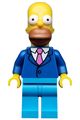 Homer Simpson with tie and jacket - sim028
