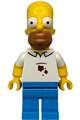 Homer Simpson wearing a shirt with stains - sim043