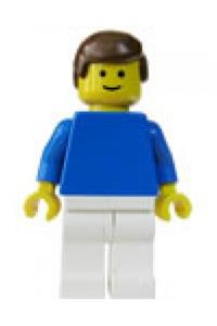 Soccer Player Blue/White Team Player 4 - soc033