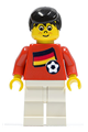Soccer Player - Belgian Player 5, Belgian Flag Torso Sticker on Front, Black Number Sticker on Back - soc040s02