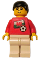 Soccer player wearing Welsh Player 5 jersey with Welsh flag sticker on front and black number sticker on back - soc040s04