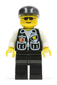 Police - Sheriff Star and 2 Pockets, Black Legs, White Arms, Black Cap, Black Sunglasses - soc045