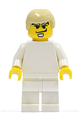 Soccer player with white team jersey and number 3 - soc073