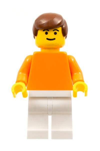 LEGO Male with Plain Orange Torso Minifigure soc095 | BrickEconomy
