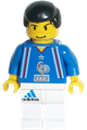 A soccer player on the French team with white legs - soc101