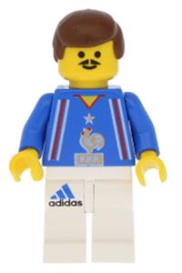 Soccer Player French Team 5 - Soccer player for the French team with white legs and wearing player number 5 - soc105