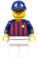 Male FC Barcelona soccer fan with white legs - soc148