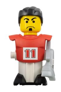 McDonald's Sports Soccer Player - McDonald's sports soccer player with a red torso, white base, and stickers - soc152s