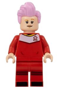 Megan Rapinoe Minifigure - Megan Rapinoe wearing a red soccer uniform - soc157