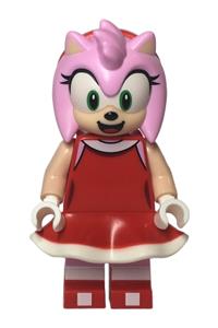 Amy Rose in a red dress son005