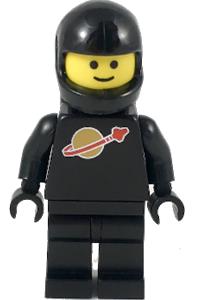 Classic Space (Classic Black Spaceman) - Black with Airtanks and Motorcycle sp003new2