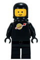 Classic Space - Black with Airtanks and Motorcycle - sp003new