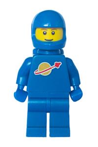 Classic Space (Classic Blue Spaceman) - blue with airtanks and motorcycle (standard) helmet, brown eyebrows, thin grin (reissue) sp004new2