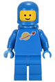 Classic Space (Classic Blue Spaceman) (Reissue) with blue with airtanks and motorcycle - sp004new