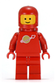 Classic Space - Red with Airtanks and Motorcycle - sp005new