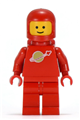 Classic Space (Classic Red Spaceman) - red with airtanks and motorcycle - sp005new