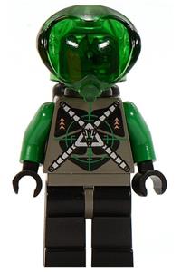 Insectoids Zotaxian Alien - Male Insectoids Zotaxian Alien combines gray and green colors with green circuits, silver hoses, and airtanks - sp025