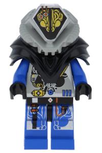 UFO Zotaxian Commander X Minifigure - Blue Officer (Commander X) UFO Zotaxian Alien - sp042