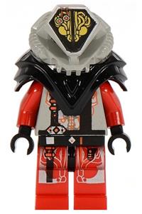 UFO Zotaxian Alien - Red Pilot with Armor and Printed Helmet sp046
