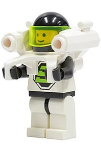 Blacktron 2 Minifigure - Blacktron 2 minifigure with a jet pack - sp055