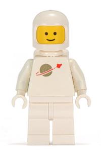 Classic Space (Classic White Spaceman) - White with Airtanks, Stickered Torso Pattern sp063