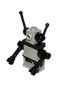 Classic Space Droid - Hinge Base, Light Gray with Black Arms and Antennae - sp073