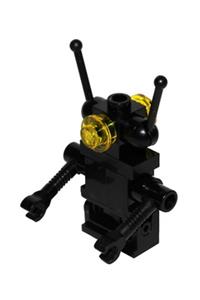 Classic Space Droid - Hinge Base, Black with Trans-Yellow Eyes sp075