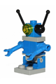 Classic Space Droid - Plate Base, Blue and Light Gray with Trans-Yellow Eye and Black Antennae - sp076