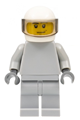 Star Justice Astronaut 1 - without Torso Sticker, Smirk and Stubble Beard - sp086