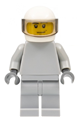 Star Justice Astronaut 1 minifigure with smirk, stubble beard, and no torso sticker - sp086