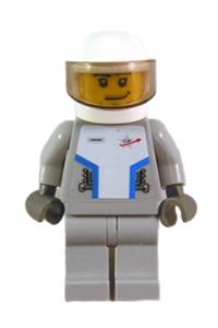 Star Justice Astronaut 1 Minifigure - Star Justice astronaut 1 with torso sticker - sp086s