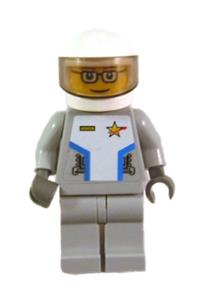 Star Justice Astronaut 2 Minifigure - Star Justice Astronaut with a torso sticker - sp087s