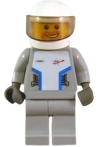 Star Justice Astronaut 3 Minifigure - Star Justice Astronaut 3 with torso sticker - sp088s