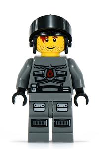 Space Police Officer Minifigure - Space Police 3 Officer 3 - sp098