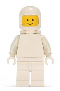 Astronaut White Minifigure - White Classic Space minifigure with airtanks and a plain torso - sp128