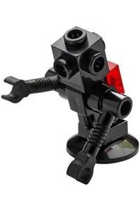 Blacktron Droid Minifigure - Droid from Blacktron with a dish base - sp135