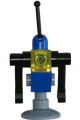 Classic Space Droid, light bluish gray and blue with trans-yellow eye and black arms, known as The Pilot's Droid - sp136